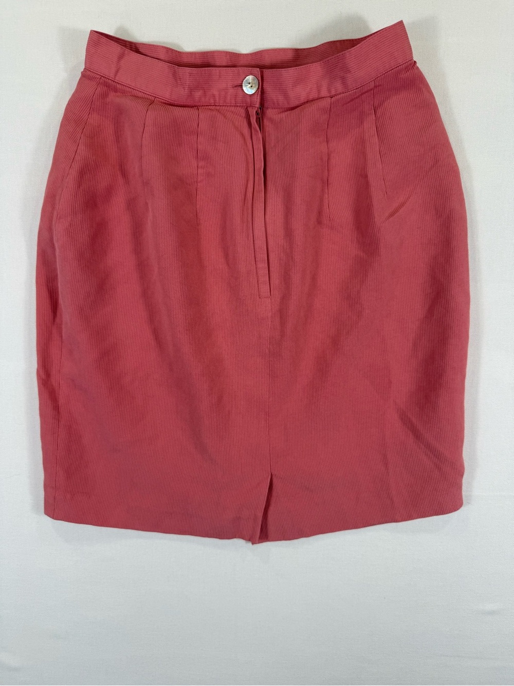 Talbots Rose-Pink High-Waist Pencil Skirt